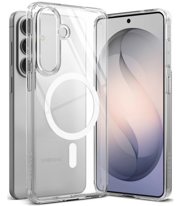 Skaidrus dėklas Samsung Galaxy S26 Plus telefonui "Ringke Fusion Magnetic Magsafe"