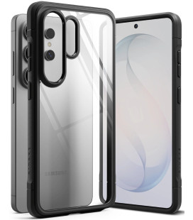 Juodas / skaidrus dėklas Samsung Galaxy S26 Ultra telefonui "Ringke Fusion Bold"