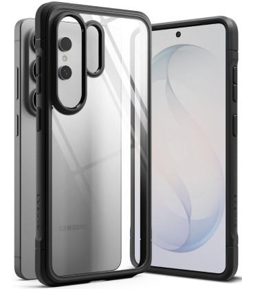 Juodas / skaidrus dėklas Samsung Galaxy S26 Ultra telefonui "Ringke Fusion Bold"