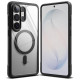 Juodas / skaidrus dėklas Samsung Galaxy S26 Ultra telefonui "Ringke Fusion Bold Magnetic Magsafe"