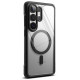 Juodas / skaidrus dėklas Samsung Galaxy S26 Ultra telefonui "Ringke Fusion Bold Magnetic Magsafe"