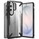Juodas / skaidrus dėklas Samsung Galaxy S26 Ultra telefonui "Ringke Fusion X"