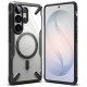Juodas / skaidrus dėklas Samsung Galaxy S26 Ultra telefonui "Ringke Fusion X Magnetic Magsafe"
