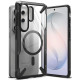 Juodas / skaidrus dėklas Samsung Galaxy S26 Ultra telefonui "Ringke Fusion X Magnetic Magsafe"