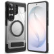 Juodas / skaidrus dėklas Samsung Galaxy S26 Ultra telefonui "Ringke UX Magnetic Magsafe"
