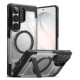 Juodas / skaidrus dėklas Samsung Galaxy S26 Ultra telefonui "Ringke UX Magnetic Magsafe"