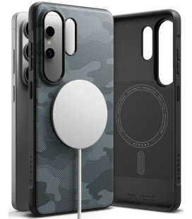 Juodas (Camo) dėklas Samsung Galaxy S26 Ultra telefonui "Ringke Onyx Magnetic Magsafe"