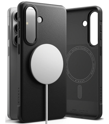 Juodas dėklas Samsung Galaxy S26 Plus telefonui "Ringke Onyx Magnetic Magsafe"