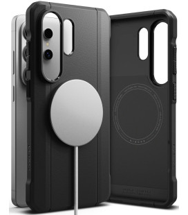 Juodas dėklas Samsung Galaxy S26 Ultra telefonui "Ringke Onyx Alfa Magnetic Magsafe"