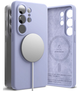 Levandos spalvos dėklas Samsung Galaxy S26 Ultra telefonui "Ringke Silicone Magnetic Magsafe"