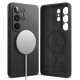 Juodas dėklas Samsung Galaxy S26 Ultra telefonui "Ringke Silicone Magnetic Magsafe"