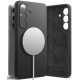 Juodas dėklas Samsung Galaxy S26 telefonui "Ringke Silicone Magnetic Magsafe"
