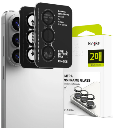 Kameros apsauga Samsung Galaxy S26 / S26 Plus telefonui "Ringke Camera Frame Protector 2-Pack"