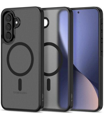 Matinis juodas dėklas Samsung Galaxy A57 5G telefonui "Tech-Protect Magmat Magsafe"