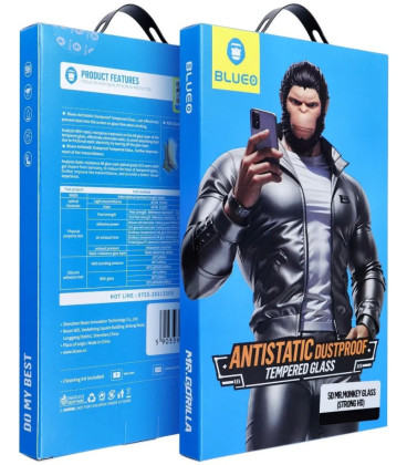 LCD apsauginis stikliukas 5D Mr. Monkey Glass (Strong Lite) Samsung S948 S26 Ultra juodas