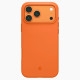Oranžinis silikoninis dėklas Apple iPhone 17 Pro Max / 18 Pro Max telefonui "Spigen Silicone Fit MAG Magsafe"