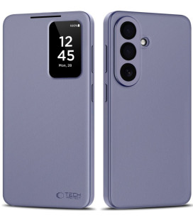 Purpurinis atverčiamas dėklas Samsung Galaxy S26 telefonui "Tech-Protect Smart Wallet"