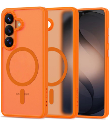 Matinis oranžinis dėklas Samsung Galaxy S26 telefonui "Tech-Protect Magmat Magsafe"