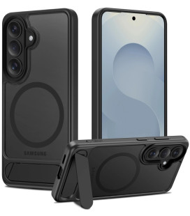 Matinis juodas dėklas Samsung Galaxy S26 telefonui "Tech-Protect MagRack Magsafe"