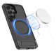 Matinis juodas dėklas Samsung Galaxy S26 Ultra telefonui "Tech-Protect MagRack Magsafe"