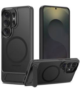 Matinis juodas dėklas Samsung Galaxy S26 Ultra telefonui "Tech-Protect MagRack Magsafe"