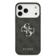 Juodas dėklas Apple iPhone 17 Pro Max telefonui "Guess PU 4G Metal Logo Case"
