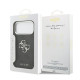 Juodas dėklas Apple iPhone 17 Pro Max telefonui "Guess PU 4G Metal Logo Case"
