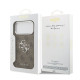 Rudas dėklas Apple iPhone 17 Pro Max telefonui "Guess PU 4G Metal Logo Case"