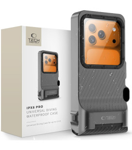 TECH-PROTECT IPX8 PRO UNIVERSAL DIVING WATERPROOF CASE BLACK