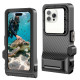 TECH-PROTECT IPX8 PRO UNIVERSAL DIVING WATERPROOF CASE BLACK
