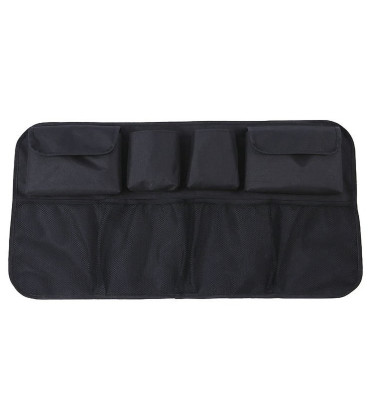 Juodas automobilio organizatorius galinei sėdynei bagažinei