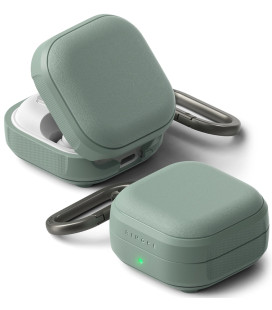 Žalias dėklas Samsung Galaxy Buds 4 / 4 Pro ausinėms "Ringke Onyx Magnetic Magsafe"