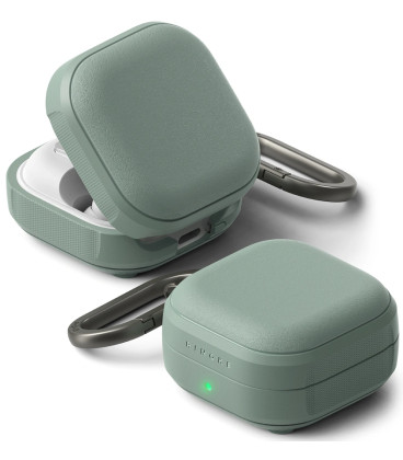 Žalias dėklas Samsung Galaxy Buds 4 / 4 Pro ausinėms "Ringke Onyx Magnetic Magsafe"
