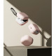 Rožinis dėklas Samsung Galaxy Buds 4 / 4 Pro ausinėms "Ringke Silicone"