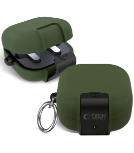 Žalias dėklas Samsung Galaxy Buds 4 / 4 Pro ausinėms "Tech-Protect Slim Hook"