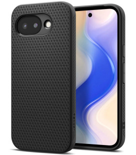 Matinis juodas dėklas Google Pixel 10A telefonui "Spigen Liquid Air"