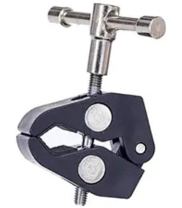 Tvirtinimo laikiklis priedams tvirtinti su 1/4 ir 3/8 colio varžtais