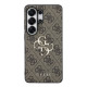 Rudas dėklas Samsung Galaxy S26 Ultra telefonui "Guess PU 4G Metal Logo Case"