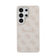 Rožinis dėklas Samsung Galaxy S26 Ultra telefonui "Guess PU Leather 4G Gold Frame Magnetic Case"