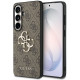 Rudas dėklas Samsung Galaxy S26 Plus telefonui "Guess PU 4G Metal Logo Case"