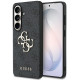 Pilkas dėklas Samsung Galaxy S26 Plus telefonui "Guess PU 4G Metal Logo Case"