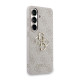 Rožinis Samsung Galaxy S26 telefonui "Guess PU 4G Metal Logo Case"