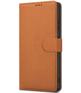 Rudas atverčiamas dėklas Samsung Galaxy S26 Ultra telefonui "Fancy Wallet"