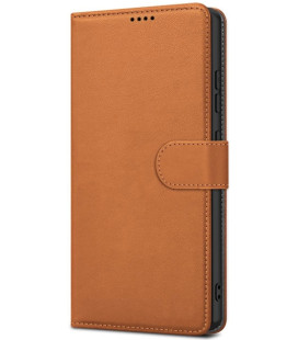 Rudas atverčiamas dėklas Samsung Galaxy S26 Plus telefonui "Fancy Wallet"