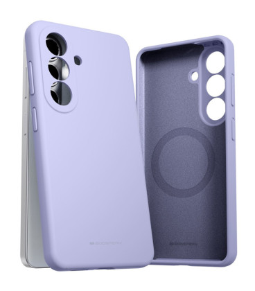 Dėklas Mercury Pure Magsafe Silicon Case Samsung S942 S26 levandos pilka