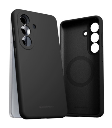 Dėklas Mercury Pure Magsafe Silicon Case Samsung S942 S26 juodas