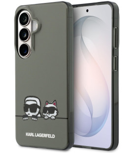 Juodas dėklas Samsung Galaxy S26 telefonui "Karl Lagerfeld IML K&CH Peekaboo Logo Magnetic Case"