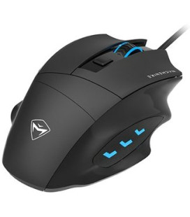 Juoda žaidimu pelė "Machenike M3 Wired Gaming Mouse"