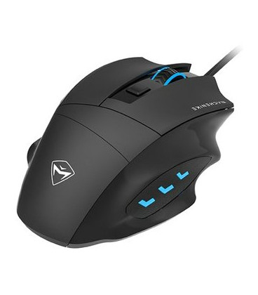 Juoda žaidimu pelė "Machenike M3 Wired Gaming Mouse"
