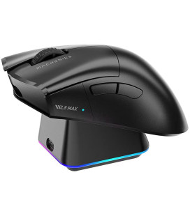 Juoda belaidė žaidimu pelė su pakrovimo stotele "Machenike L8 Max Wireless Gaming Mouse"